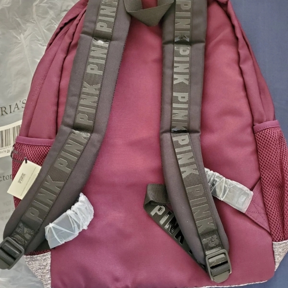 VS Pink Campus Backpack Burgundy main image 6